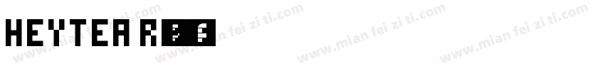 HEYTEA Regular Bold字体转换